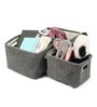 Warm Whirl Ash Grey Basket Set Of 3