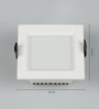 Warm White 12 Watts LED Aluminium Square Panel Down Light