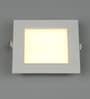 Warm White 12 Watts Led Aluminium Square Panel Down Light