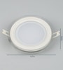 Warm White 17 Watts LED Aluminium Round Panel Down Light