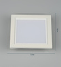 Warm White 18 Watts LED Aluminium Square Panel Down Light