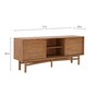 Wasabi Solid Wood Sideboard In Natural Colour