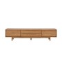 Wasabi Solid Wood Tv Console In Natural Colour