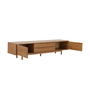 Wasabi Solid Wood Tv Console In Natural Colour