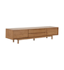 Wasabi Solid Wood Tv Console In Natural Colour