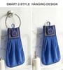 Blue 300 GSM Cotton Kitchen Hand Towel