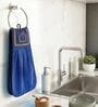 Blue 300 GSM Cotton Kitchen Hand Towel