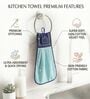 Sea Blue 300 GSM Cotton Kitchen Hand Towel