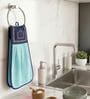 Sea Blue 300 GSM Cotton Kitchen Hand Towel