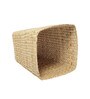 (1Pc) Beige Seagrass Handmade Eco-Friendly Dustbin
