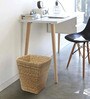 (1Pc) Beige Seagrass Handmade Eco-Friendly Dustbin