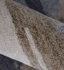 Blue Abstract Viscose 8 ft x 10 ft Hand Tufted Carpet