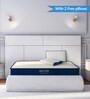 Water Dual 6 inch HR Foam Queen Size Mattress (With 2 Free Pillows)