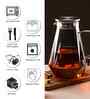 Water Jug Set In Black Colour With 1 Jug 6 Glass