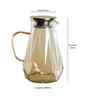 Water Jug Set In Gold Colour With 1 Jug 6 Glass