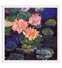 Water Lilies Handmade Acrylic Paint On Canvas Unframed