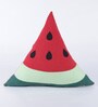 Red Cotton Water Melon Shaped Pillow