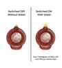 Water Sensor Led Diyas, Artificial Flameless Pani Wale Diye Candle Diya Candle  (Pack of 12)