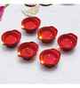 6 Pcs Water Sensor Led Flameless Diyas 