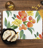 Watercolor Leaves & Flowers  Multicolor (18 x 12) Velvet (Set of 6) Table Placemat