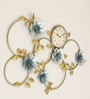 Waterhouse Flower Wall Decor With Clock
