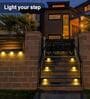 Waterproof (Set of 2) LED Solar Outdoor Step/fence Light (Brown)