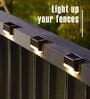 Waterproof (Set of 2) LED Solar Outdoor Step/fence Light (Brown)