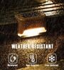 Waterproof (Set of 2) LED Solar Outdoor Step/fence Light (Brown)