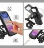 Waterproof Bike Mobile Holder with 360  Rotatable Aluminum Alloy Handlebar Mount