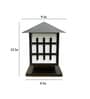 Waterproof Black & White Metal & Plastic Gate Light