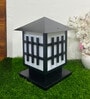 Waterproof Black & White Metal & Plastic Gate Light