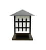 Waterproof Black & White Metal & Plastic Gate Light