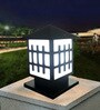 Waterproof Black & White Metal & Plastic Gate Light