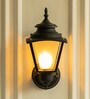Waterproof Lantern Wall Light Matt Black Finish for Indoor and Outdoor Usage