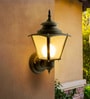 Waterproof Lantern Wall Light Matt Black Finish for Indoor and Outdoor Usage