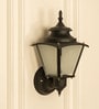 Waterproof Lantern Wall Light Matt Black Finish for Indoor and Outdoor Usage