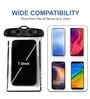 Transparent Waterproof Mobile Pouch with Rotation Lock Closure for Smartphones (Pack of 1)