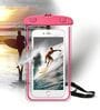 Transparent Waterproof Mobile Pouch with Rotation Lock Closure for Smartphones (Pack of 1)