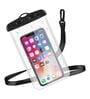 Transparent Waterproof Mobile Pouch with Rotation Lock Closure for Smartphones (Pack of 1)