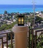 Waterproof Unbreakable 40 Watts Black Colour Metal & PVC Pillar Gate Light
