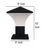 Waterproof Unbreakable 40 Watts Black Colour Metal & PVC Pillar Gate Light