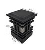 Waterproof Unbreakable 40 Watts Black Colour Metal & PVC Pillar Gate Light