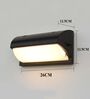 Waterproof Warm White 12 Watt LED Exterior Wall Fixture Downlighter Lamp
