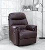 Wave 1 Seater Recliner in Brown Colour