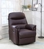 Wave 1 Seater Recliner in Brown Colour