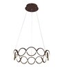 Wave Around Black Smart Voice Asst. Acrylic Chandelier