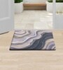 Wave Black PVC 16x24 Inches Anti Skid Door Mat