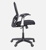 Wave Breathable Mesh Ergonomic Chair in Black Colour