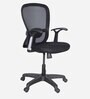 Wave Breathable Mesh Ergonomic Chair in Black Colour