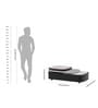 Wave Coffee Table In Black Finish